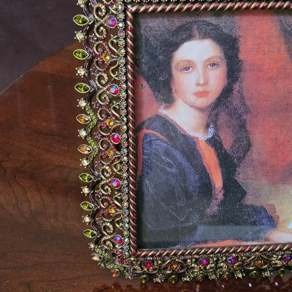 RARE SIGNED EXQUISITE JAY STRONGWATER HERITAGE CROWN TIARA CRYSTAL ENAMEL FRAME